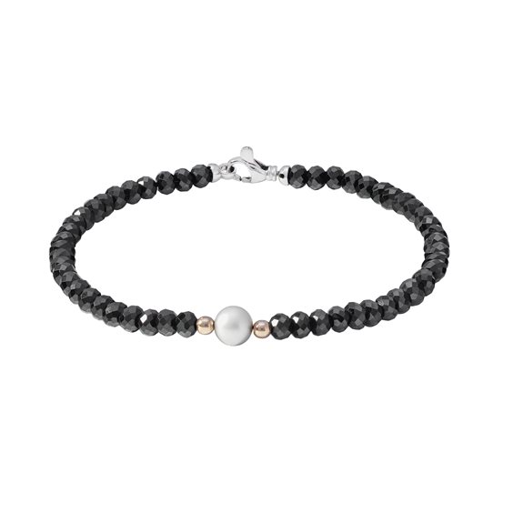 Bracciale Comete Uomo BLACK STAR in Argento Spinello UBR1176-18 - UBR1176-18